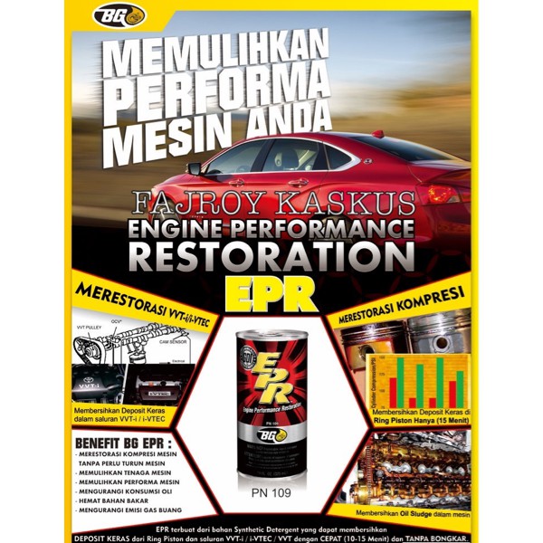 Engine Flush BG EPR Engine Performance Restoration (Baru & Murah)