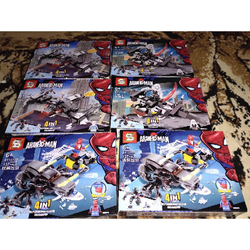 

1lego spiderman136pcs