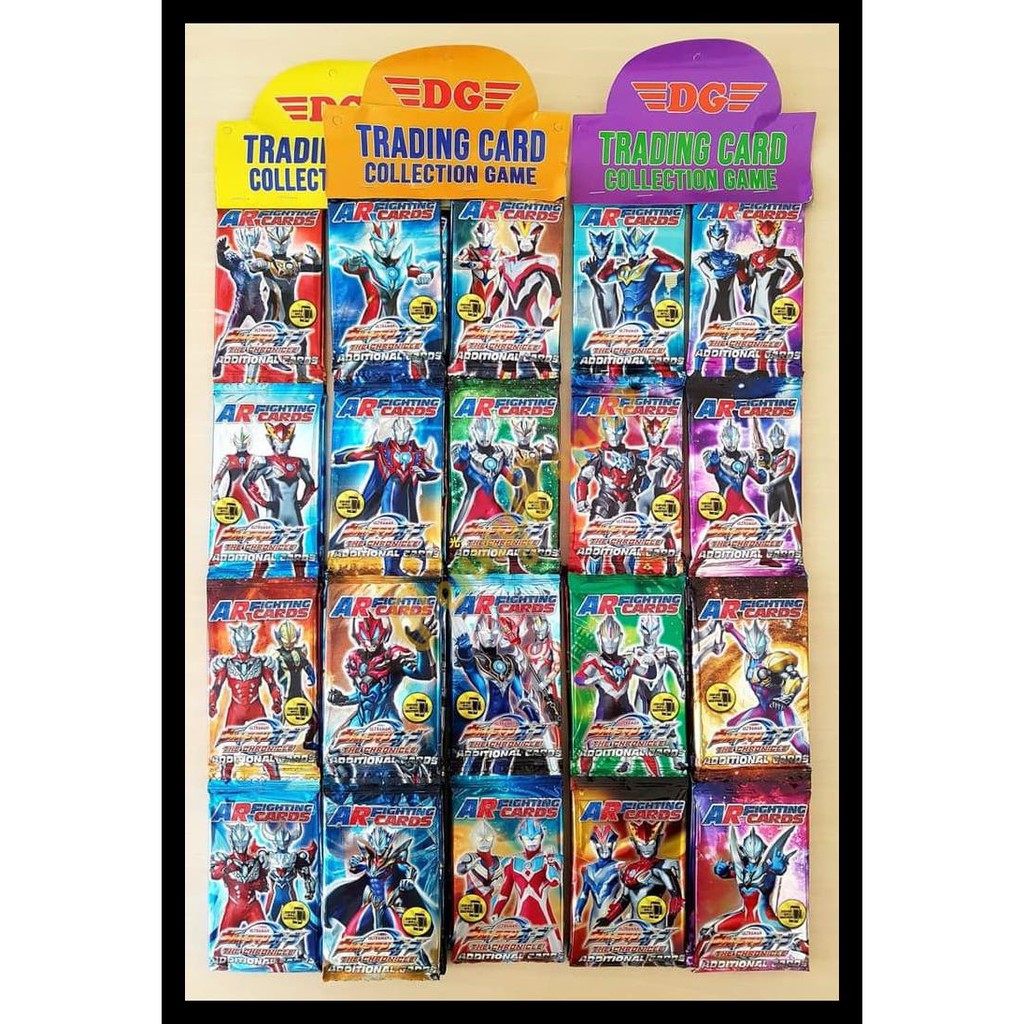 Kartu/ Trading Card Game Ultraman 1 Pack Isi 10 Kartu Merek Dg Best Seller