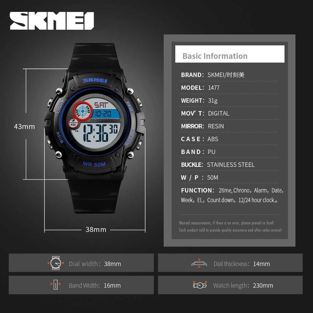 SKMEI Kids Jam Tangan Sporty Anak JT 144 Jamtangan Olahraga Digital Skmai Jam Keren Waterproof