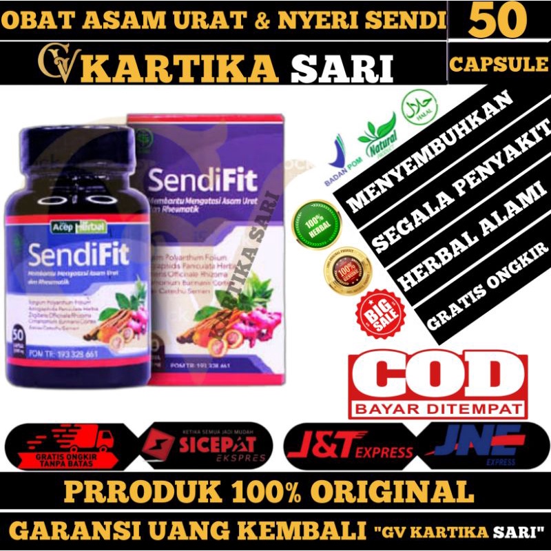 SENDIFIT HERBAL ASLI SENDIFIT ACEP HERBAL MAMPU ATASI ASAM URAT NYERI SENDI DAN RHEUMATIK ORIGINAL