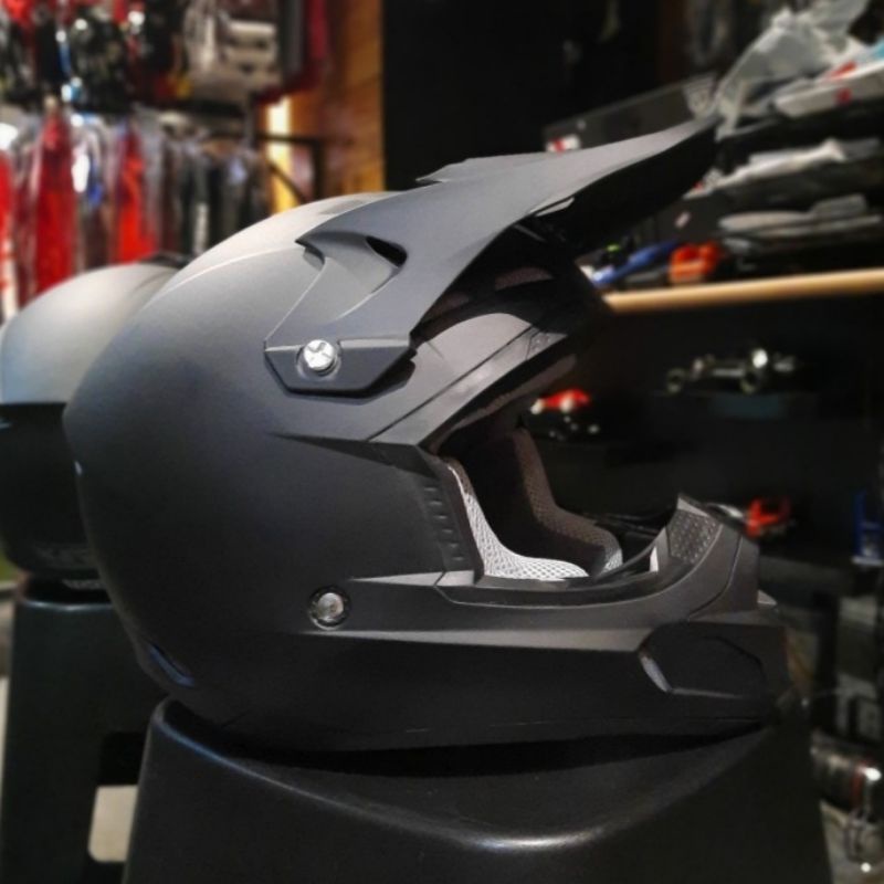 Helm FLY Kinetic Cross Enduro - Hitam Doff
