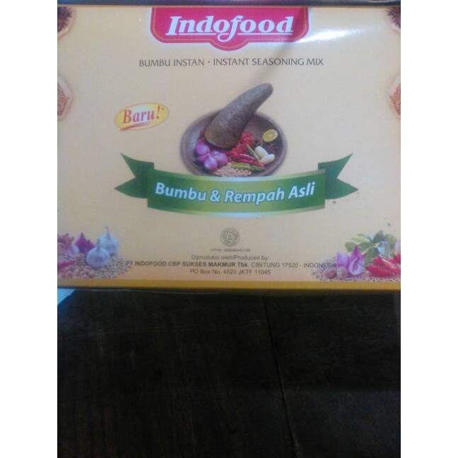 

Indofood bumbu instan instan seasoning mix