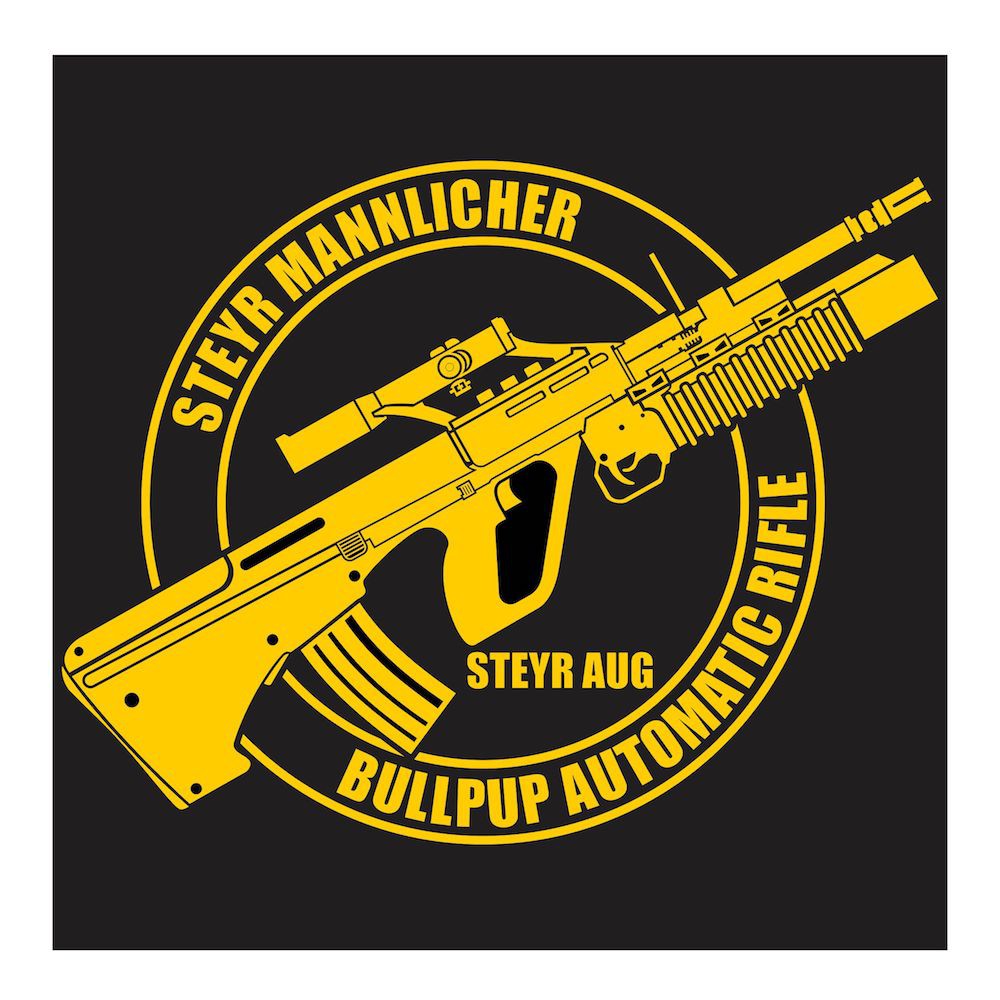 Steyr AUG series 1 Cutting Sticker