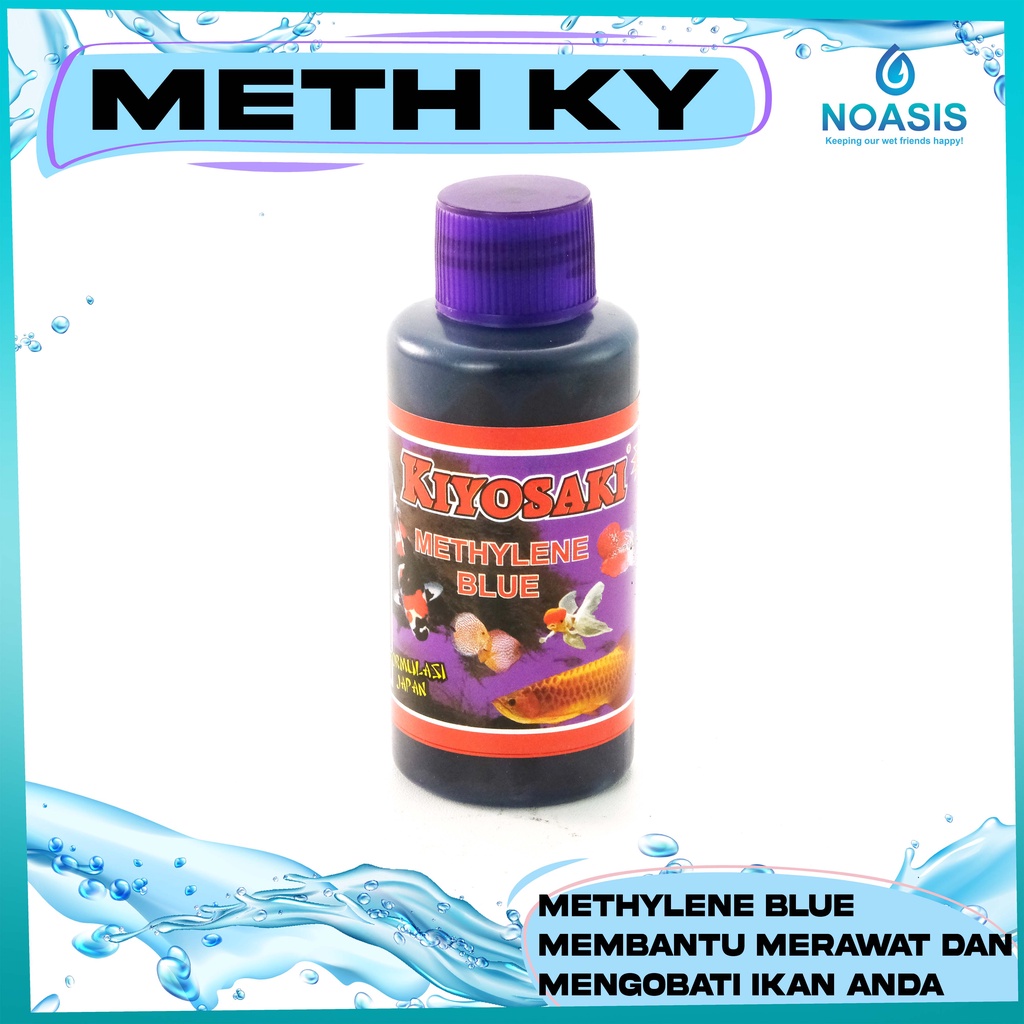 METHYLENE METHYLINE BLUE KIYOSAKI OBAT PENYAKIT IKAN SAKIT WHITE SPOT