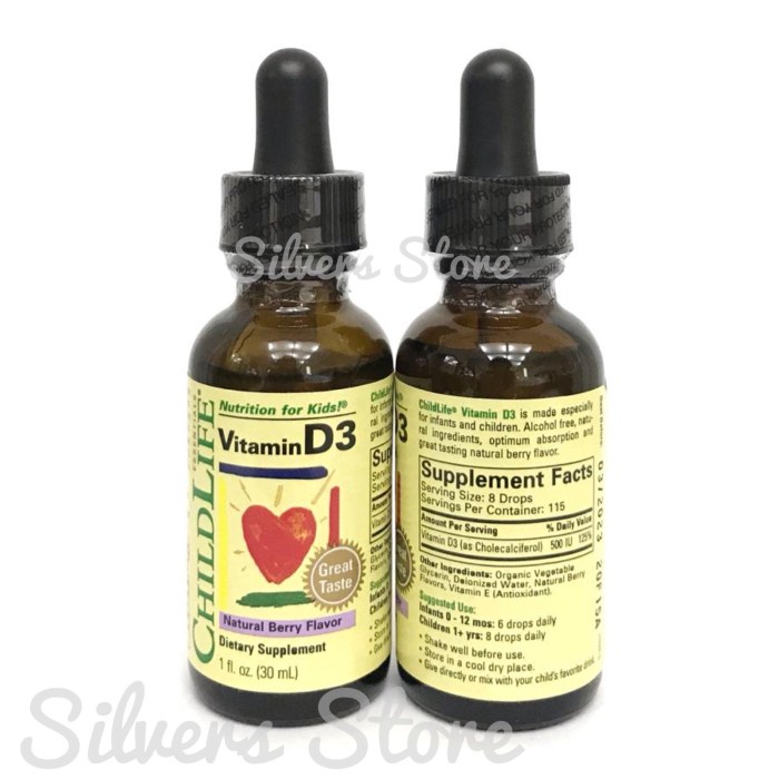Childlife Vitamin Anak D3 D 3 Berry Sirup