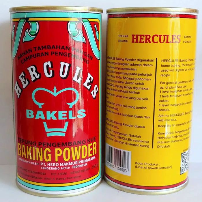 

BAKING POWDER DOUBLE ACTING 450 GRAM
