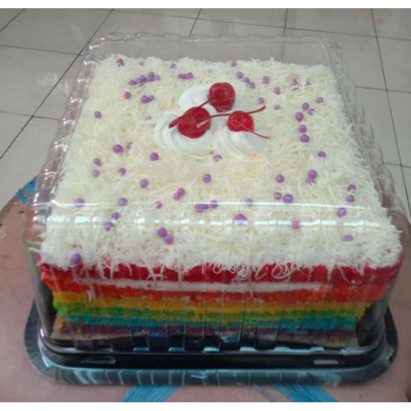 rainbow cake toping keju