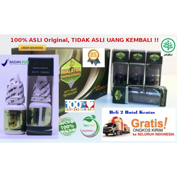 Walatra Propolis Brazilian Original Ganti Kemasan Jadi Propolis Sm Shopee Indonesia