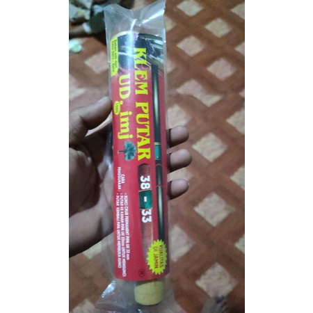 klem putar dari kayu untuk pipa/galah egrek