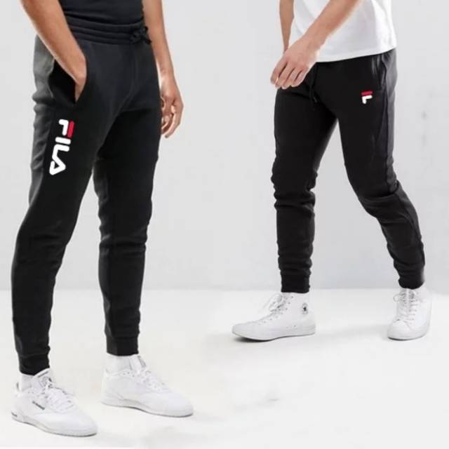 CELANA JOGGER FILA, CELANA RUNNING FILA PREMIUM FLEECE