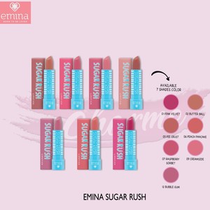 EMINA Sugar Rush Lipstick All Colors