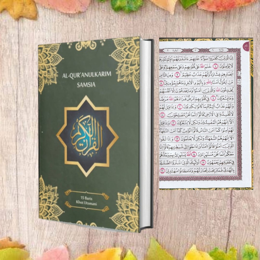 ALQURAN 40/100 HARIAN ALMARHUM SIZE A4 SAMSIA FULL MUSHAF