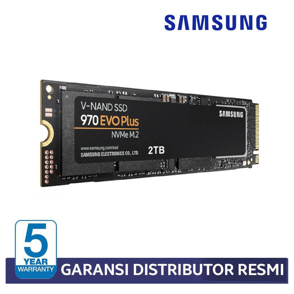 Samsung SSD 970 EVO PLUS NVMe 250GB / 500GB / 1TB / 2TB PCIe 2280 3500 MB/s Internal SSD M2 NVMe - Garansi Resmi 5 thn