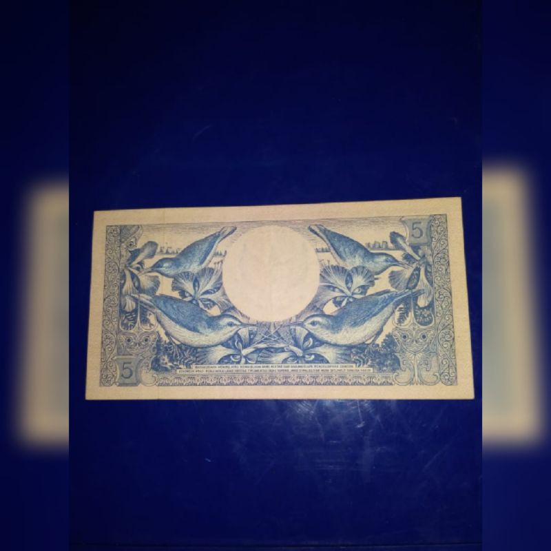 uang kertas 5 rupiah Tahun 1959