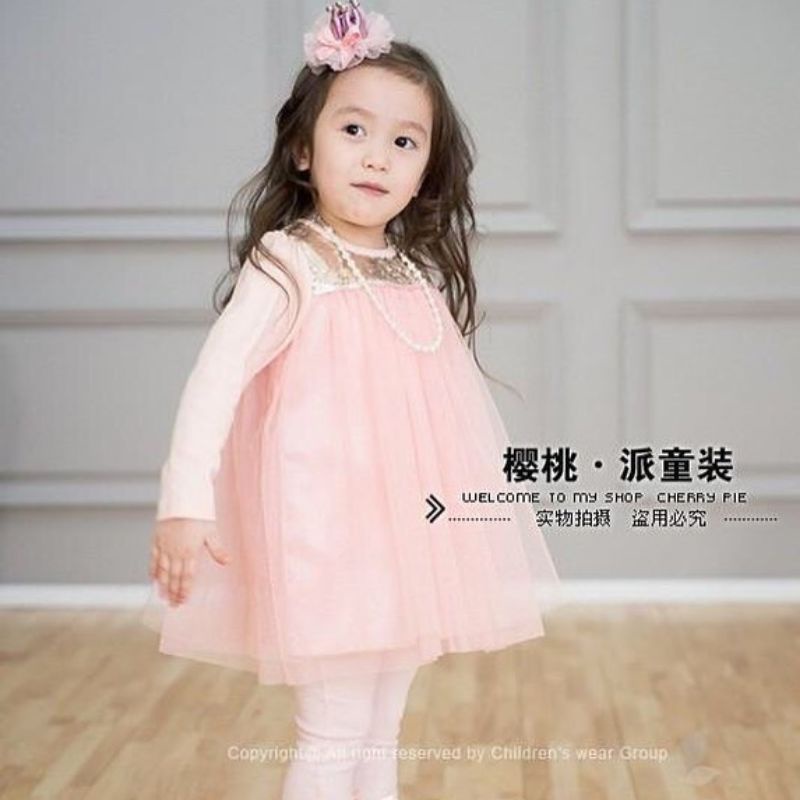 Dress Tutu Cassandra Gurl Anak Perempuan 2-6 Tahun