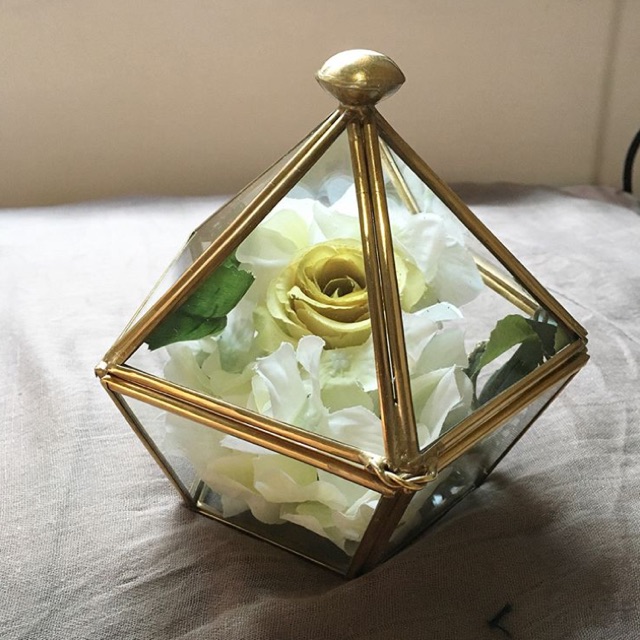 Ringbox Ringbearer Kotak  Cincin Terrarium  Shopee Indonesia