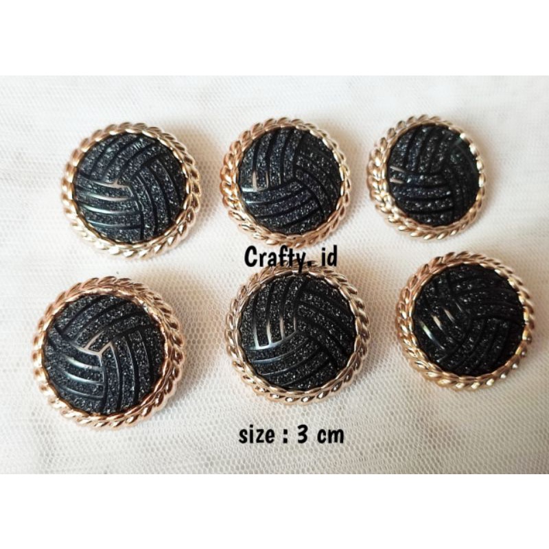 ( 1 pcs) kancing besar variasi jas / baju