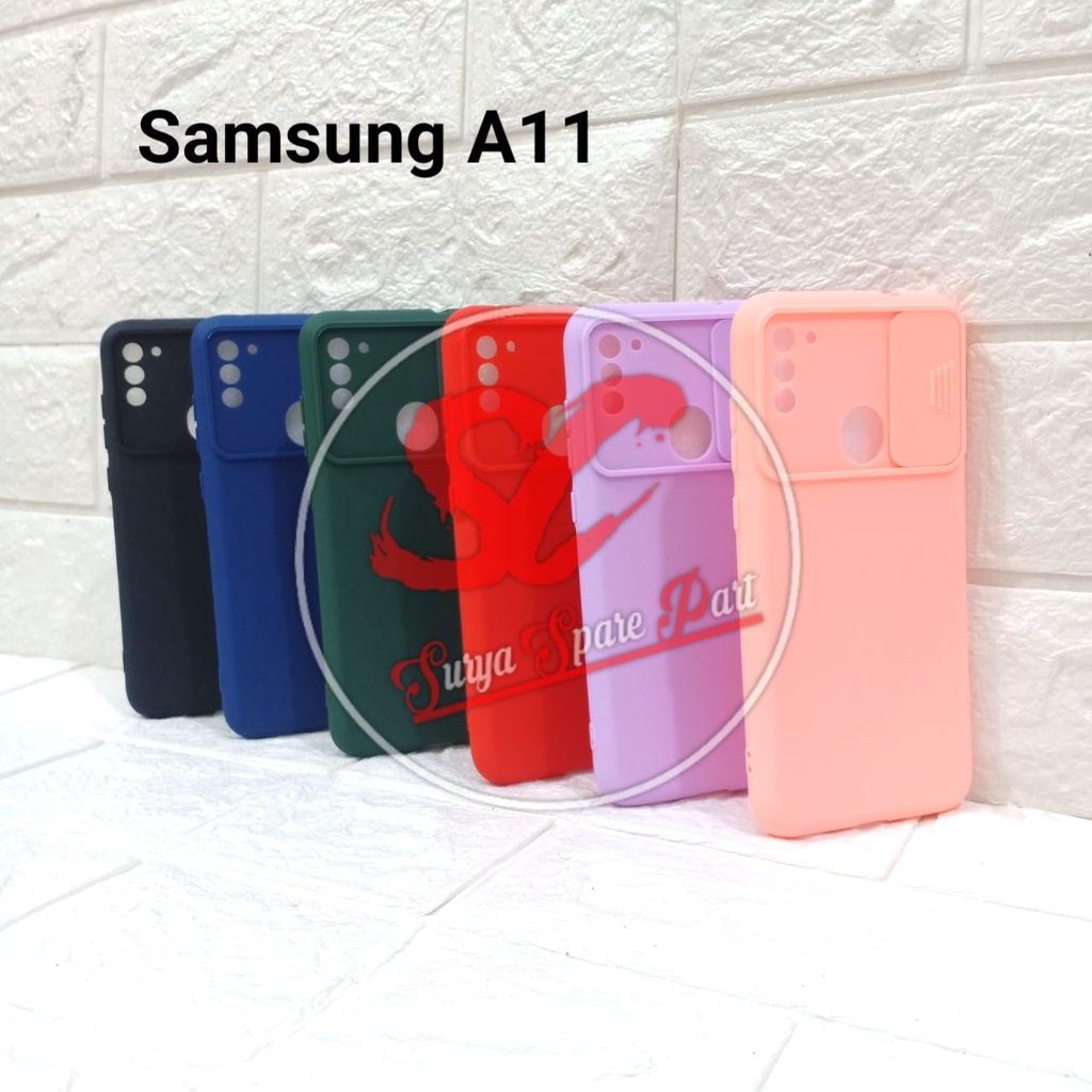 SOFTCASE SLIDE CAMERA PROTECTOR SAMSUNG A10S SAMSUNG A11 M11 A10S - SC