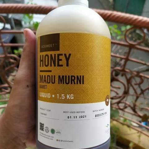 

bf011bb Promo Hevea Honey / Madu Karet Murni 1,5 Kg Ds201Fs