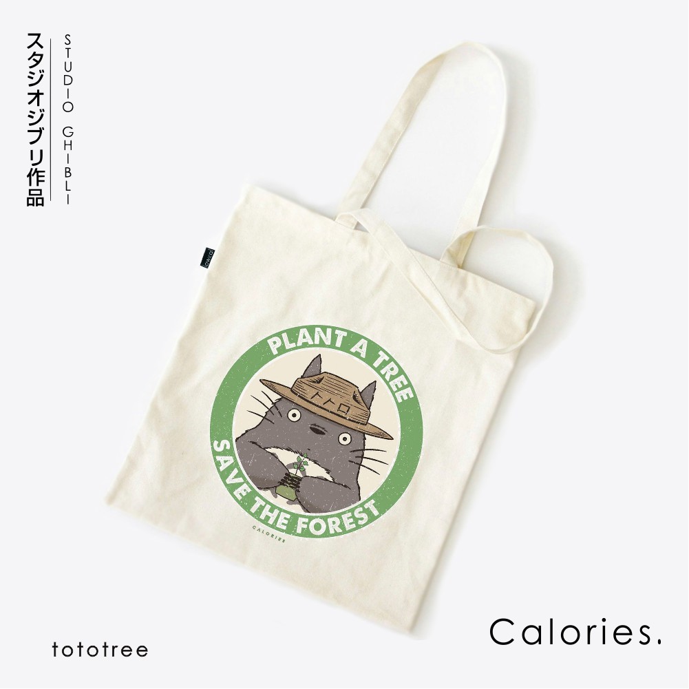 Totebag Anime Studio Ghibli Lucu totoro Spirited Away kiki Delivery  #TOSG