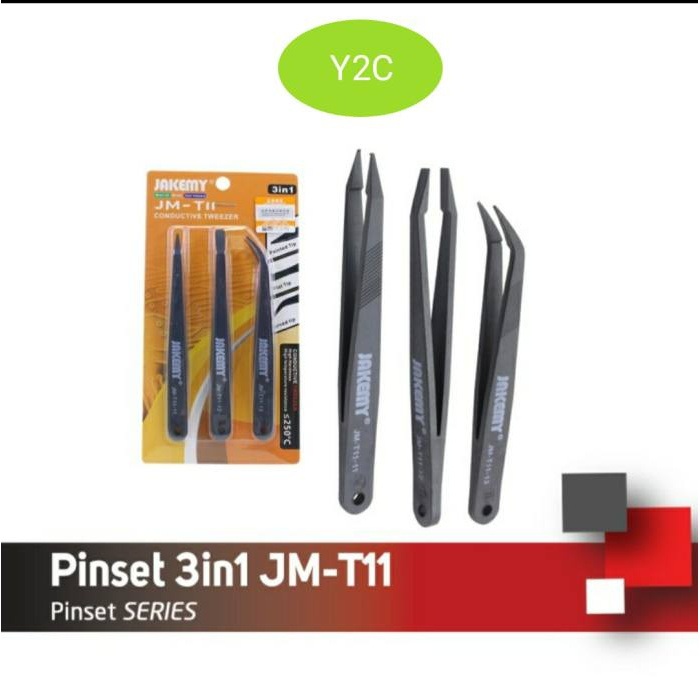 PINSET 3 IN 1 JAKEMY JM-T11 / ALAT SERVIS SERVICE HP LENGKAP TERLENGKAP TERMURAH