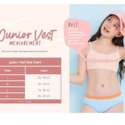 PREMIUM BRA MINISET YOUNG HEARTS, TANPA KAWAT, KATUN, BUSA BISA DILEPAS, 494Y
