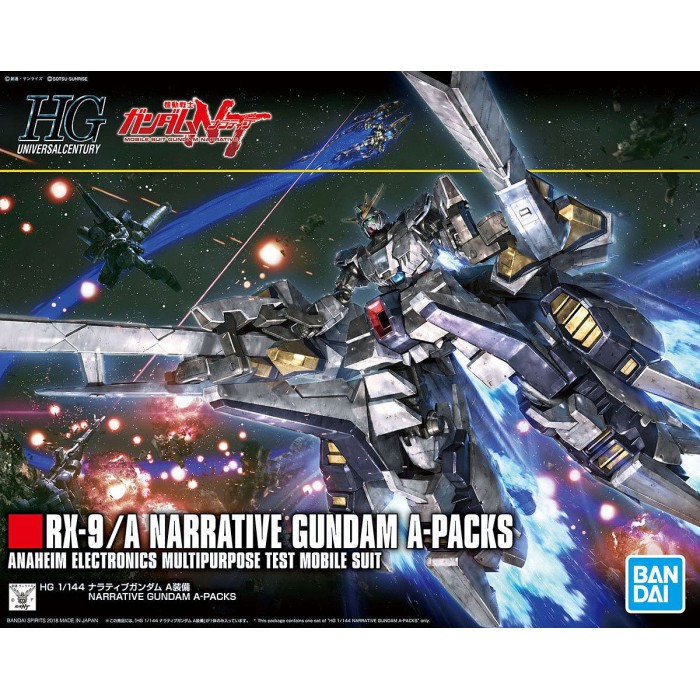 HG 1/144 HGUC RX-9/A Narrative Gundam A-Packs BANDAI