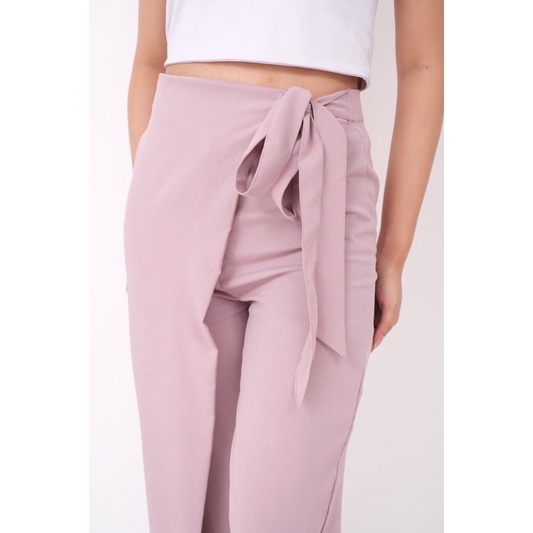 BAYEMADE - MISHA CELANA KULOT HIGH WAIST TALI / WRAP PANTS / TIED KULOT