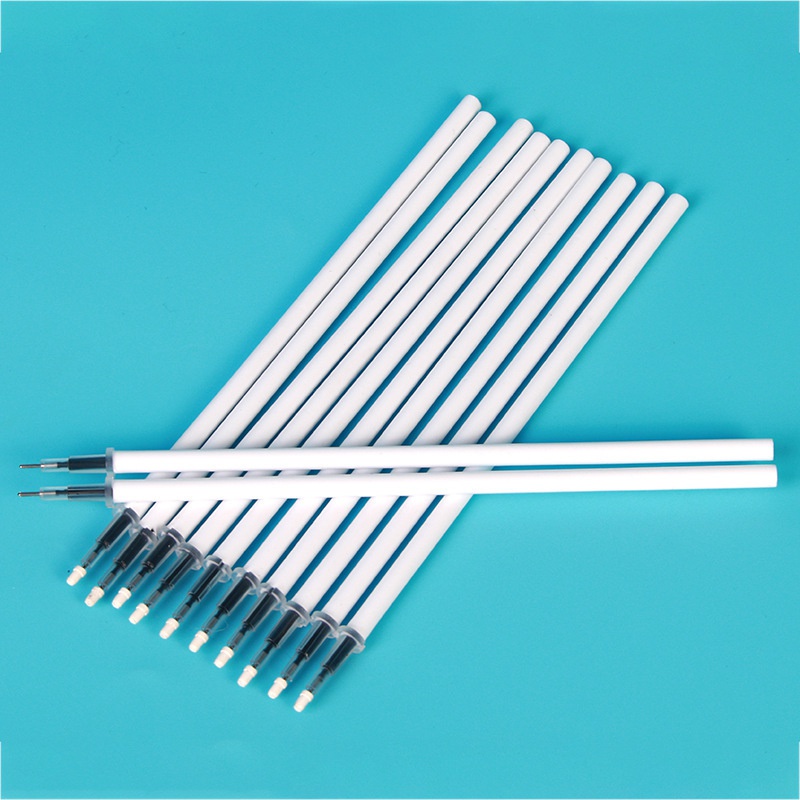 20 Pcs 0.5mm Black Ink White Pole Neutral Refill Carbon Refill for Office Test Stationery