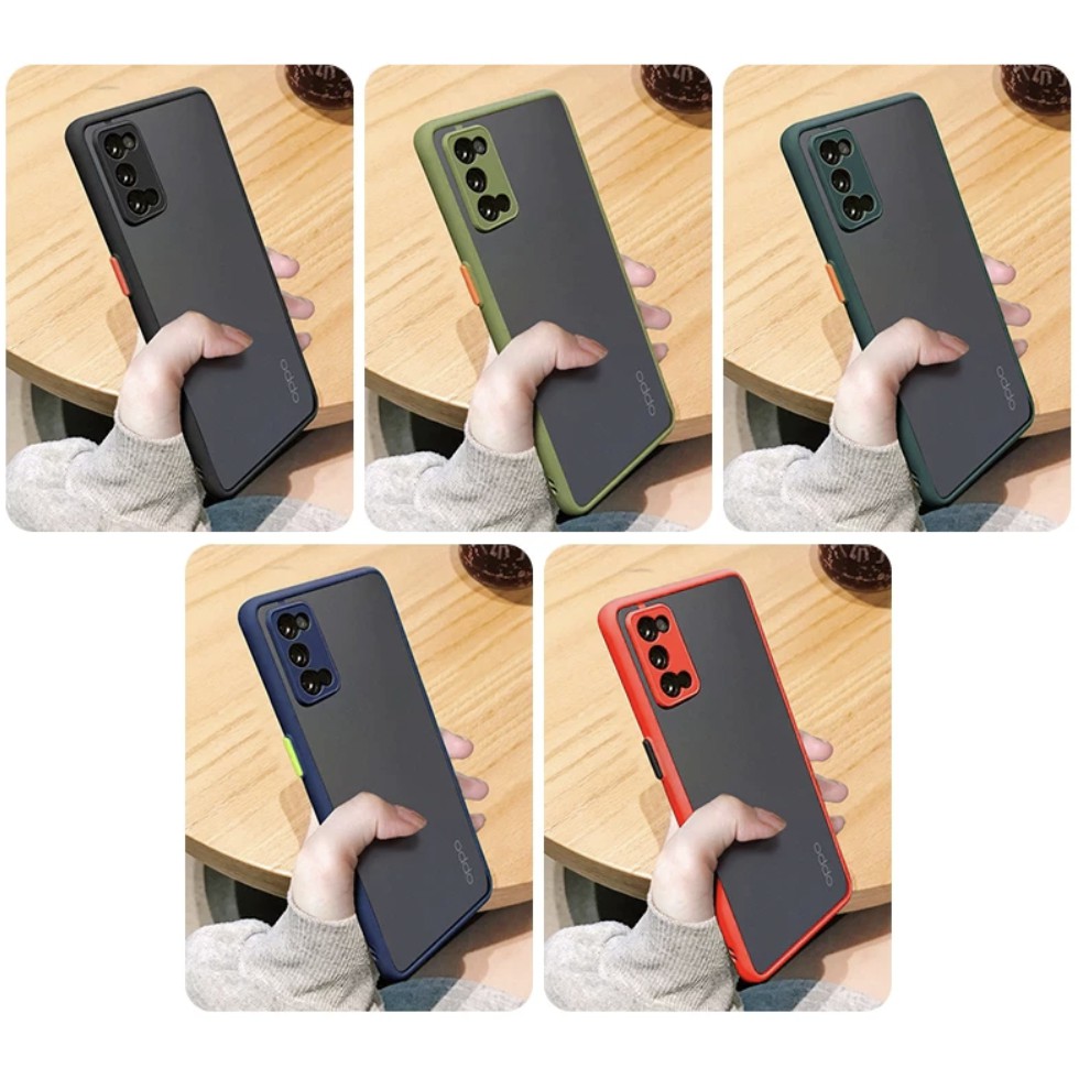 Oppo Reno 4 / Reno4 Frosted Camera Case Cover dove