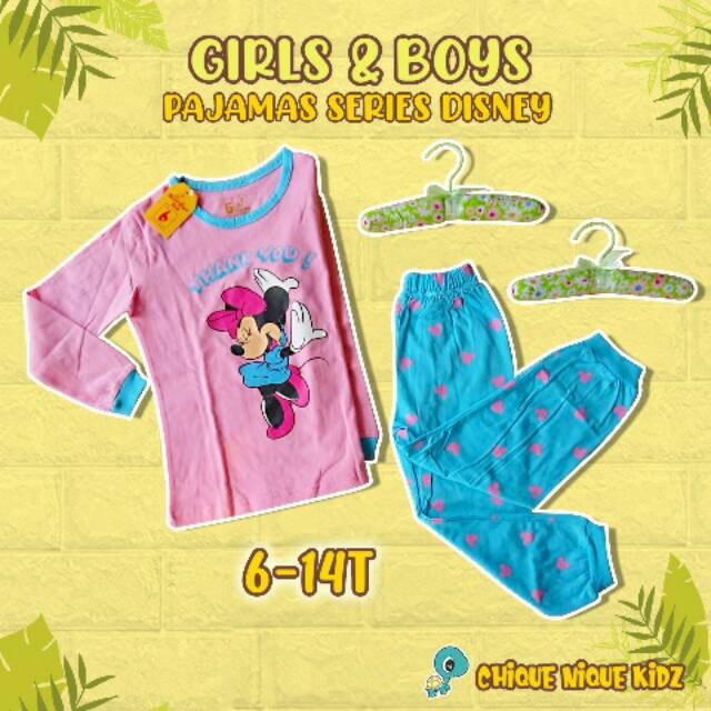 Pajamas Boys Girl Junior 6t 14t Shopee Indonesia