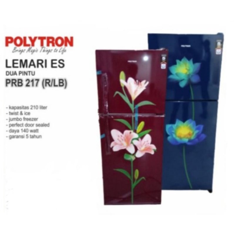 POLYTRON Kulkas 2 Pintu PRB217