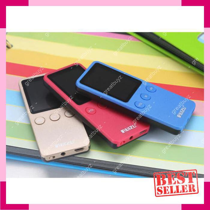 Mp3 Player Ruizu X08 Hifi / Mp3 Player 8Gb dengan FM Radio