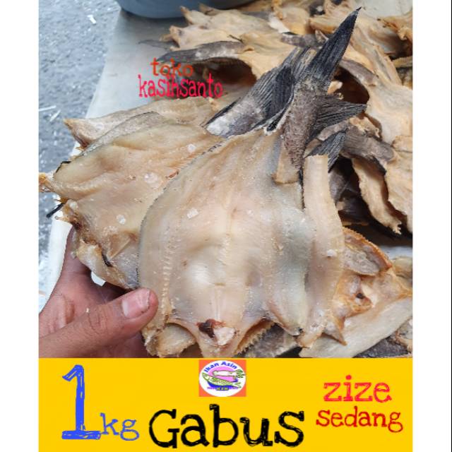 

Ikan asin Gabus zize sedang-1kg