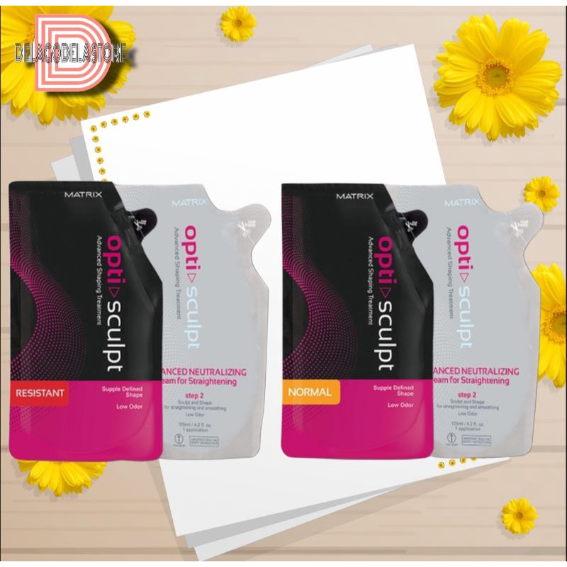Matrix Opti Sculpt Mini 125ml OptiSculpt 125ml Smoothing / Pelurus Rambut / Normal / Resistant