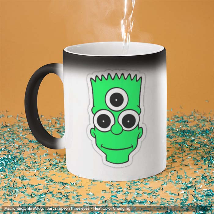 Mug Magic bart simpson three eyes