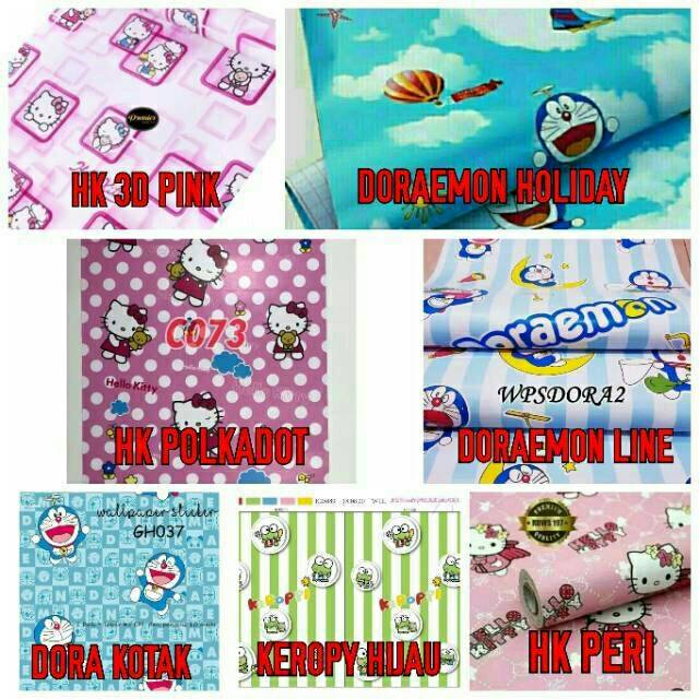 Wallpaper dinding karakter 1kg 1pcs
