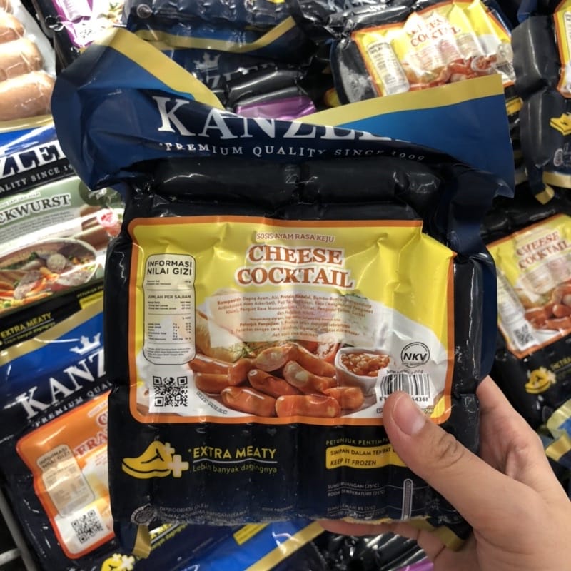 

Kanzler Cheese Cocktail Sausage | Sosis Cocktail Keju 500gram