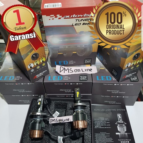 Led H11 H7 HB4 H4 Tuner Rs 3 Warna  Autovision Garansi 1Th, Led Mobil