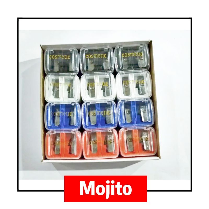 Serutan Pensil Alis / Serutan Pensil Alis 2 Lubang / Rautan Pensil Alis