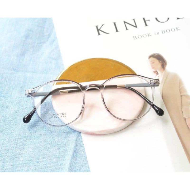 Kacamata paket lensa blue chromic radiasi|frame lensa blue chromic lentur