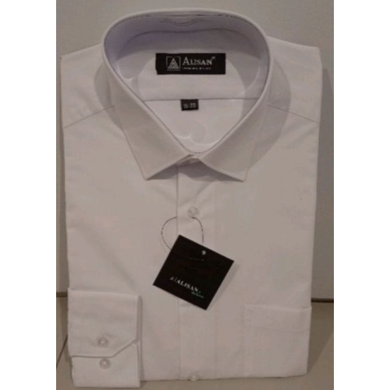 Kemeja putih panjang putih Alisan