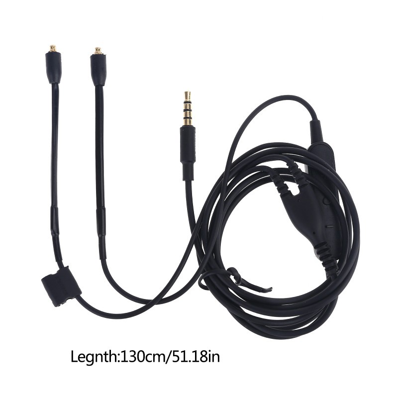 SHURE XIAOMI Cre Kabel Headset Mmcx Untuk Iphone 6 6s Se215 Se425 Se535 Se846 Android