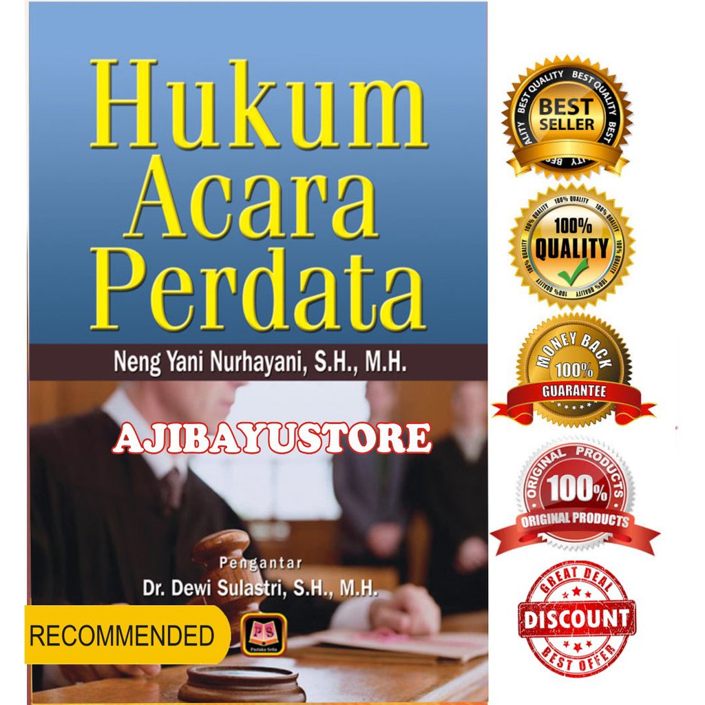 Jual Buku Hukum Acara Perdata Neng Yani Nurhayani Pustaka Setia