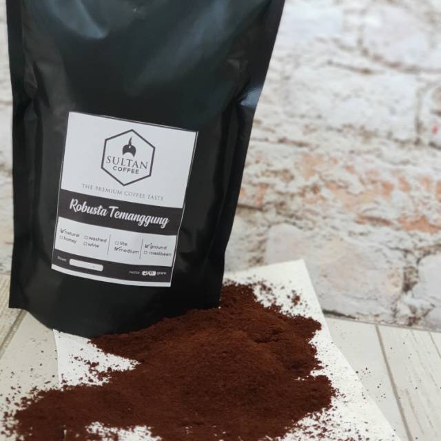 

KOPI ROBUSTA ORGANIK PREMIUM BUBUK SULTAN COFFEE 250 GRAM