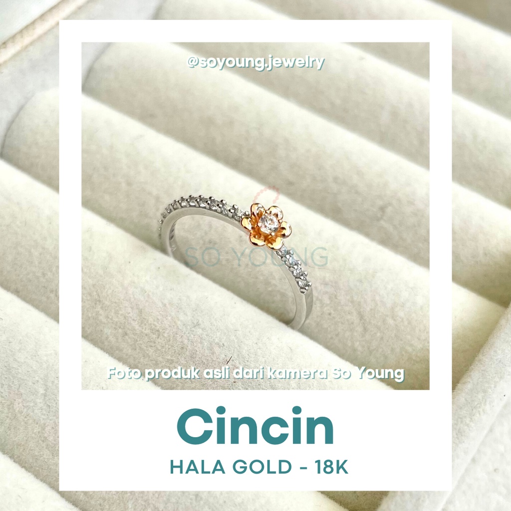 Cincin Hala Gold Mahoni Collection RI210435 Kadar 18K