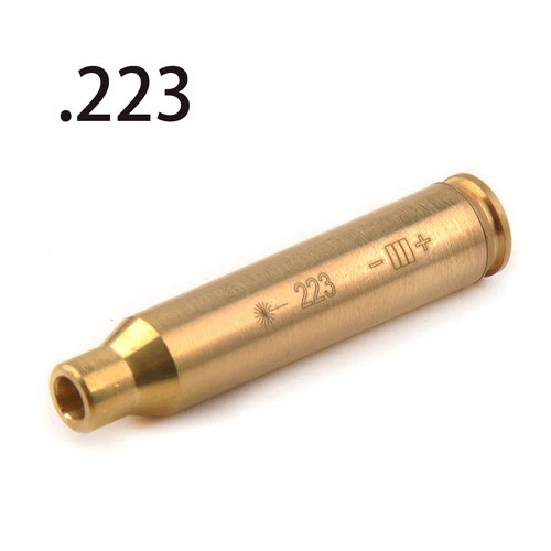 Souforce Peluru Red Dot Laser Boresight CAL Cartridge 223 - Golden