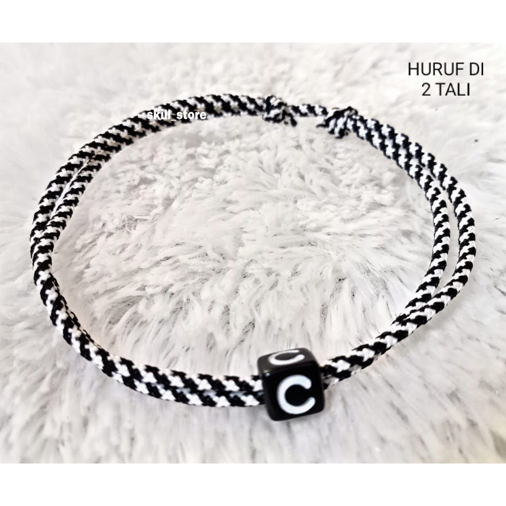 GELANG INISIAL TALI BLASTER (T - Z)