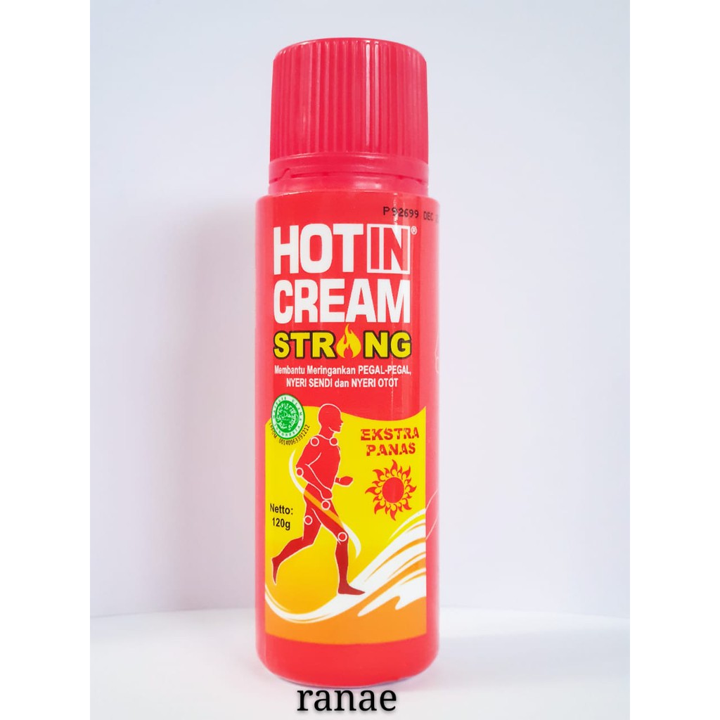 hot in cream STRONG 120g botol merah